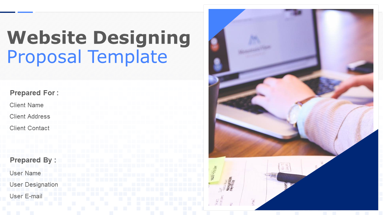 Website Designing Proposal Template PowerPoint Presentation Slides