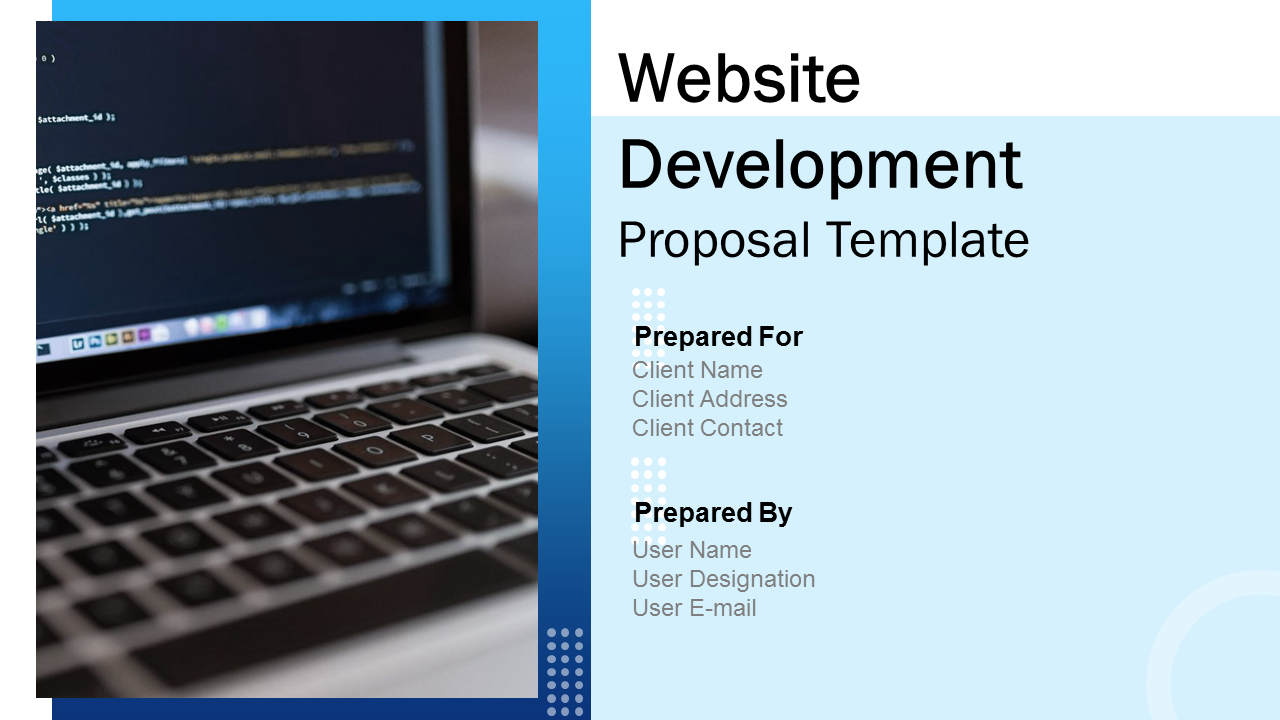 Website Development Proposal Template PowerPoint Presentation Slides