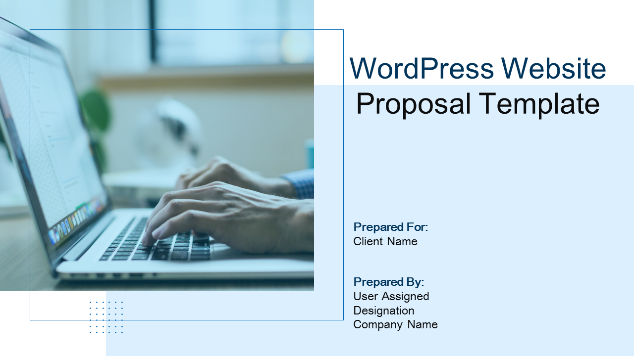 Wordpress Website Proposal Template PowerPoint Presentation Slides
