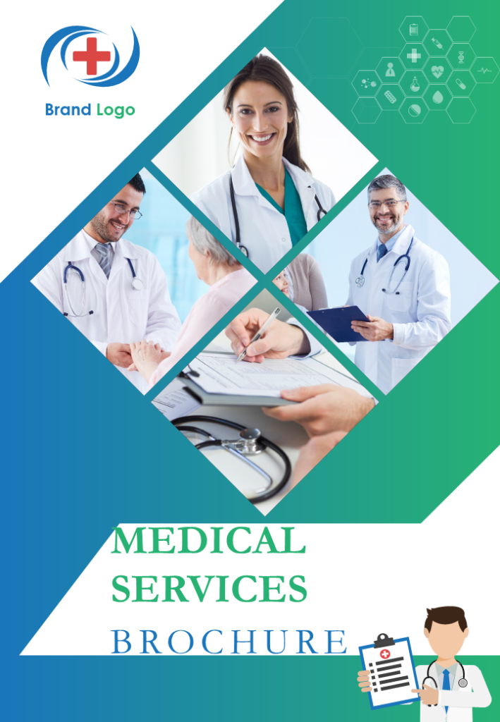 Healthcare Marketing Four Page Brochure Template