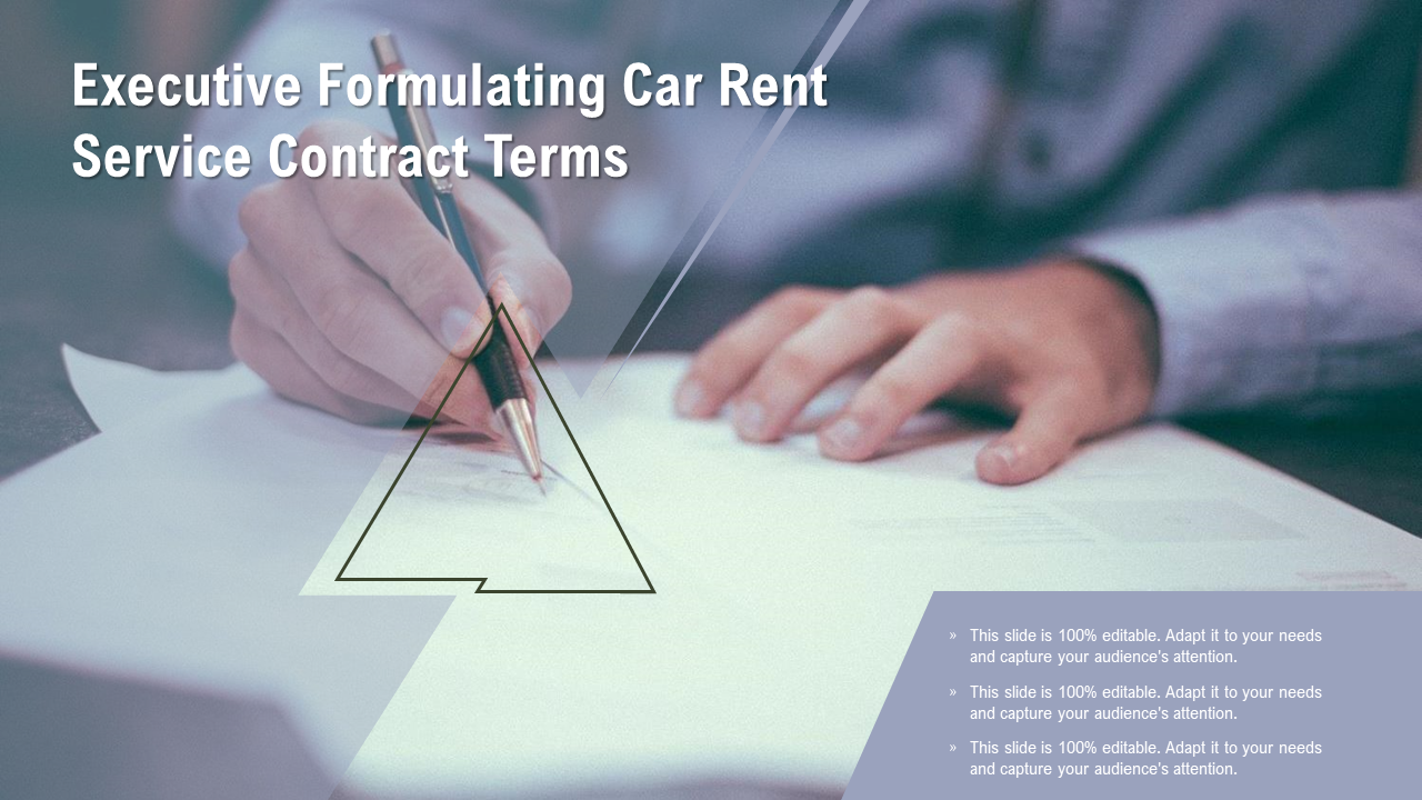 Executive Formulating Car Rent Service