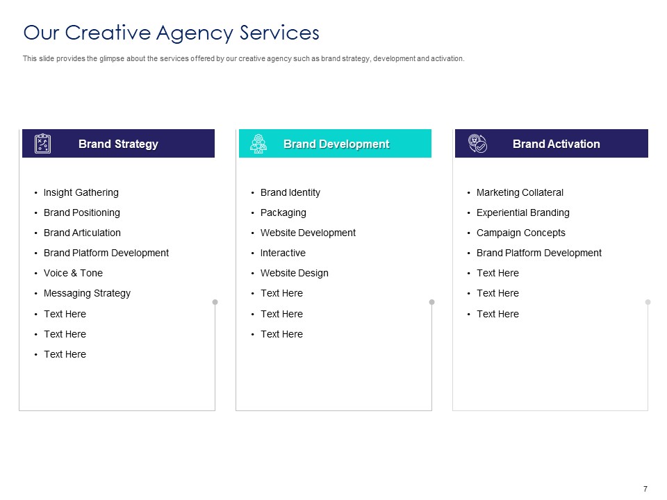 Creative Agency Investor Deck