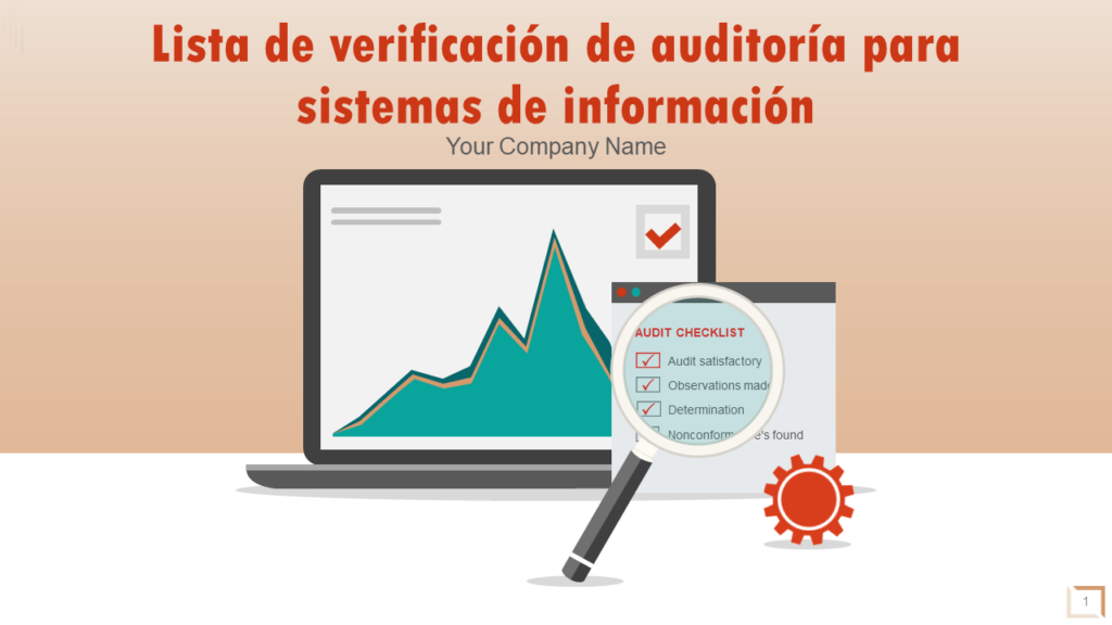 Lista de verificación de auditoría para sistemas de información Presentación de PowerPoint con diapositivas