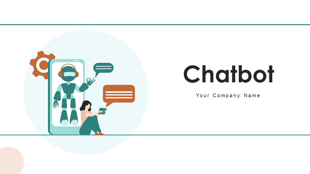 Chatbot Business Communication PPT Template