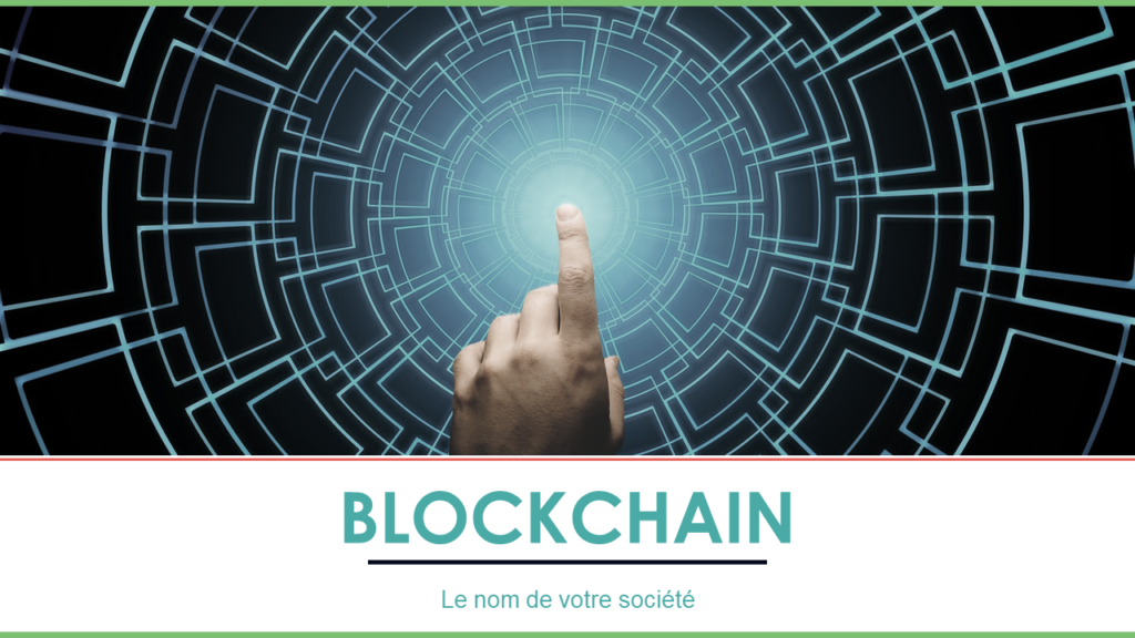 Diapositives de présentation Powerpoint Blockchain
