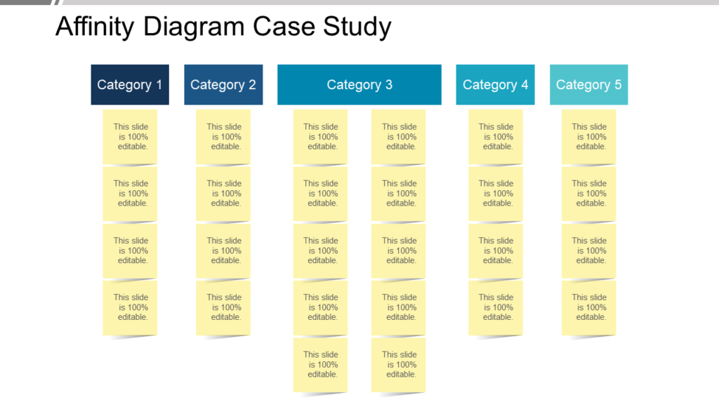 Affinity Diagram Case Study Ppt Background Designs
