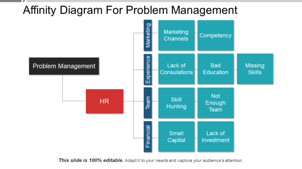 Affinity Diagram For Problem Management Ppt Example 2018