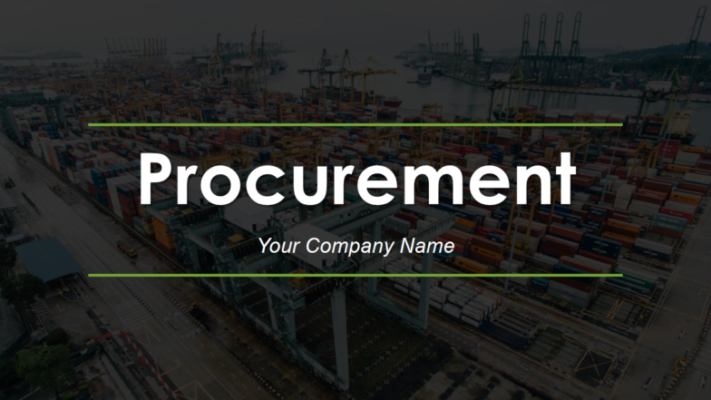 Procurement Management PPT Slide