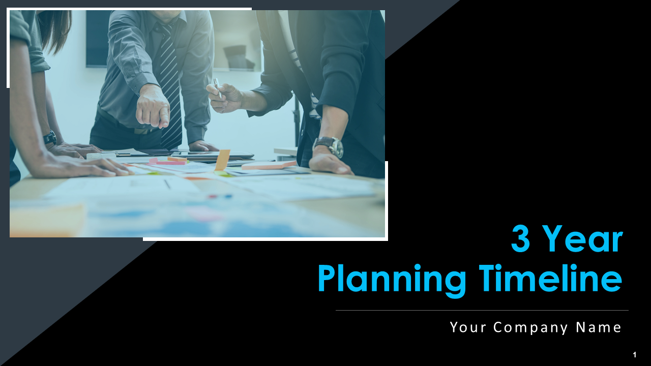 3 Year Planning Timeline Business Plan Achievement Innovation Development