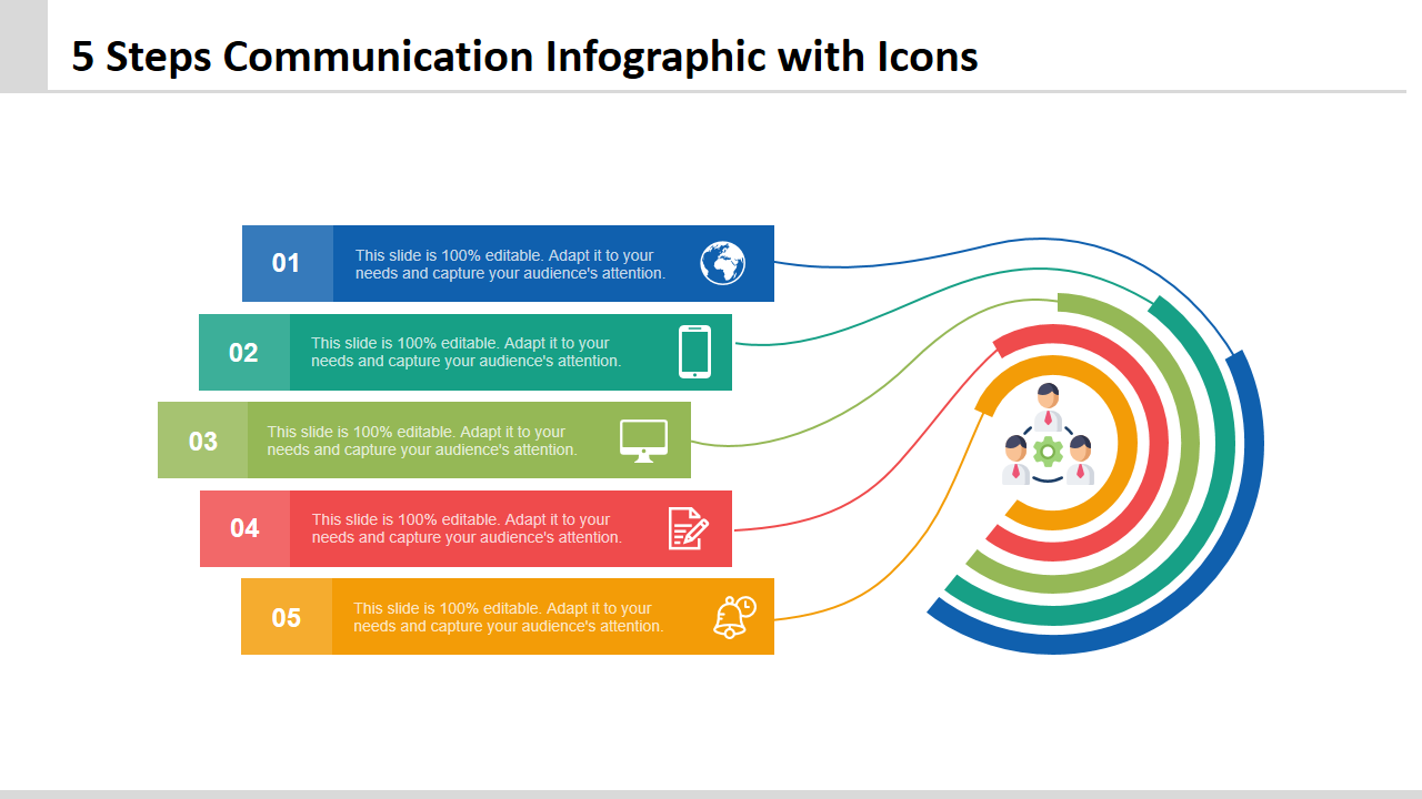 Infographic with Icon PowerPoint Template