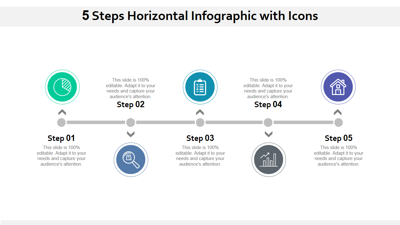 Horizontal Infographic PPT Design