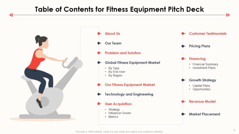 Fitness Equipment Pitch Deck