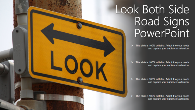 Road Sign PPT Graphic