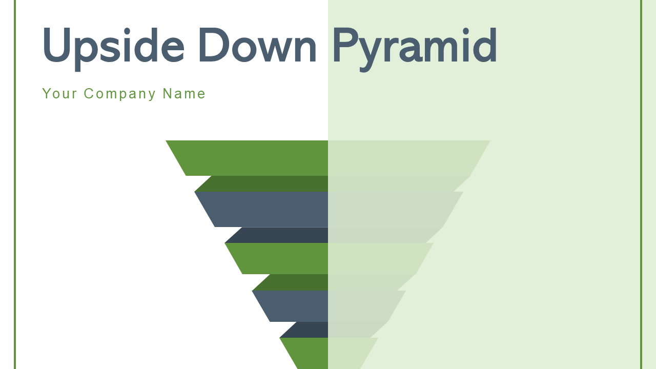 Upside Down Pyramid Infographic Success Hierarchy Customers Leadership Management Monitoring