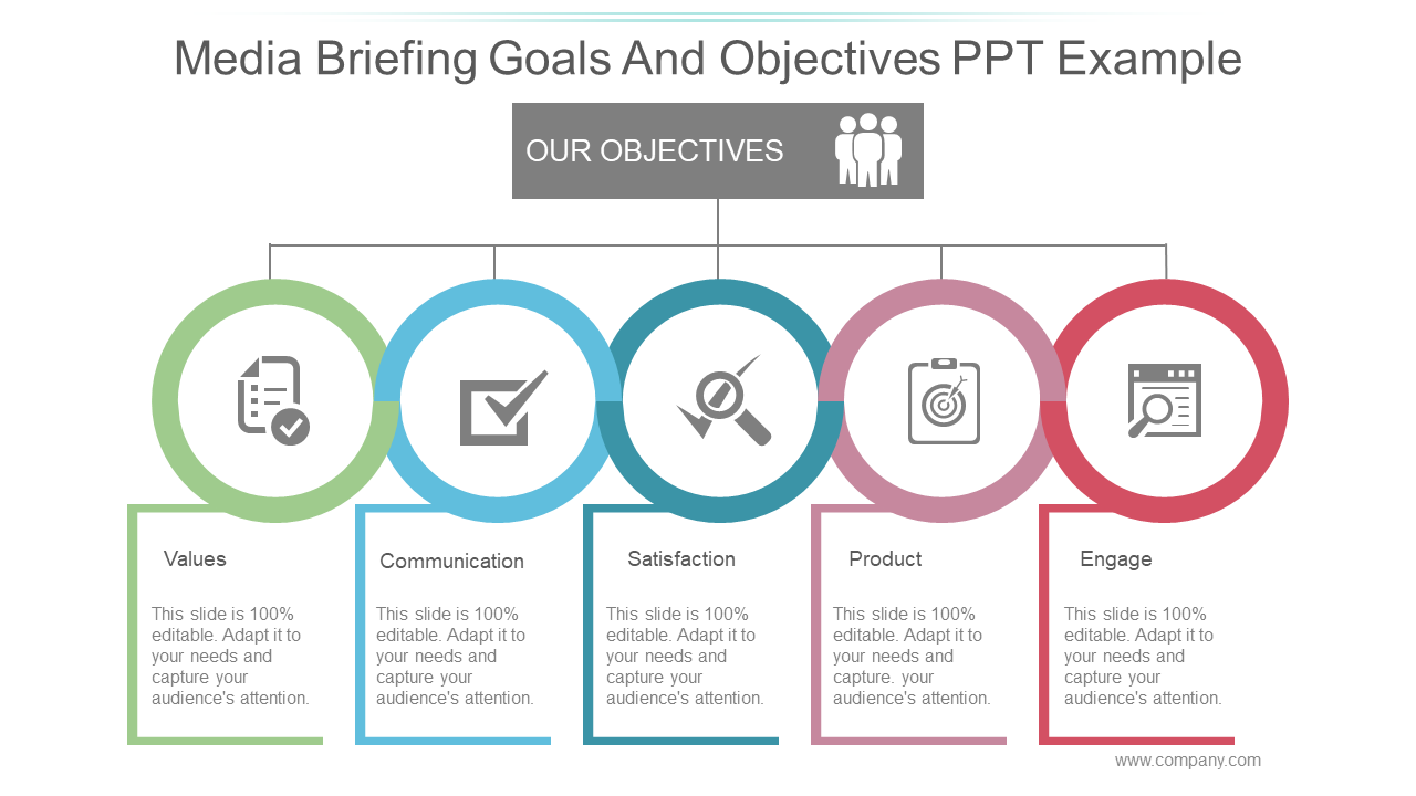 Attainable Business Goals and Objectives Presentation