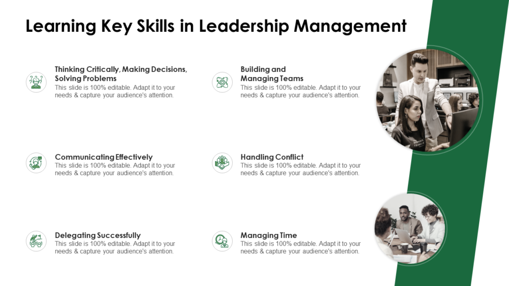 Leadership Management Learning Key Skills Template