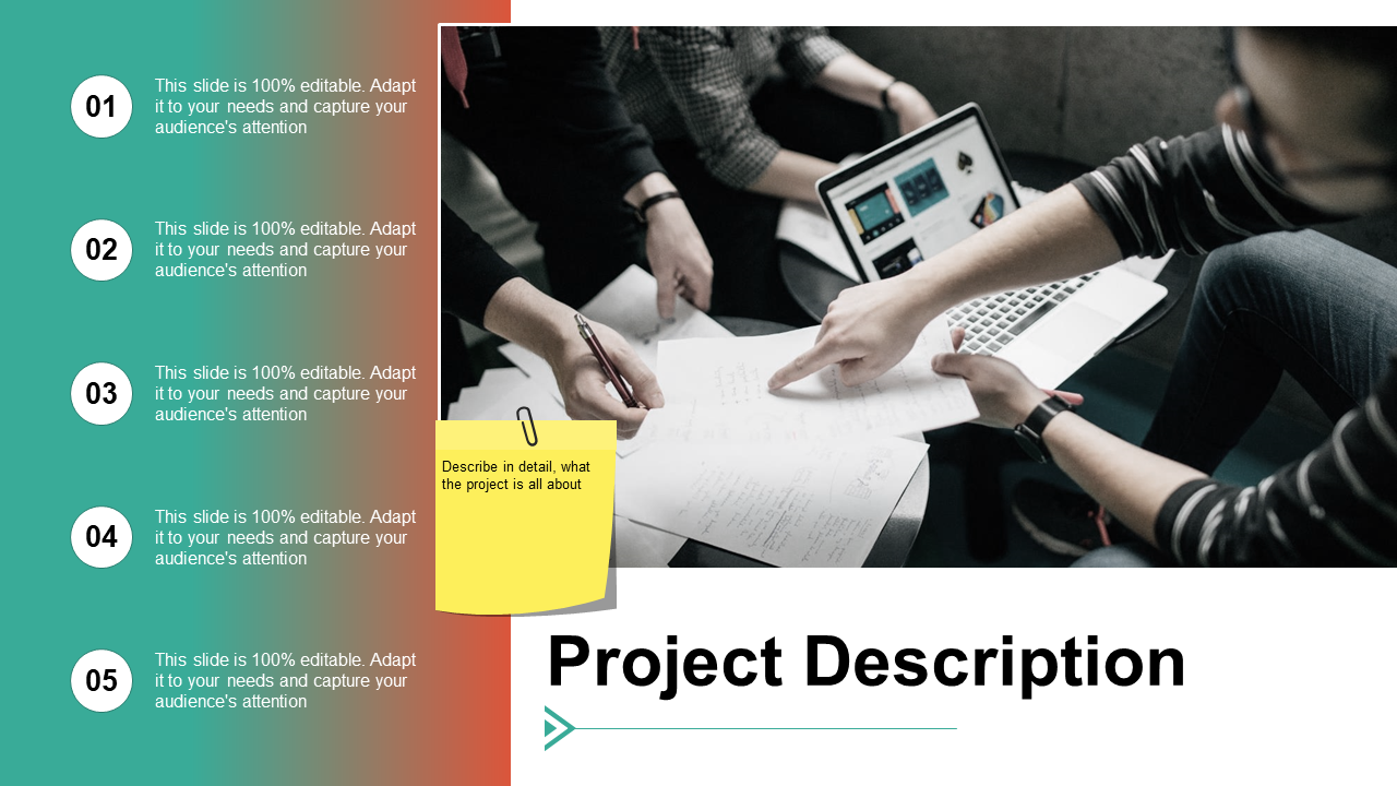 Project Description Planning PPT Summary Example Introduction