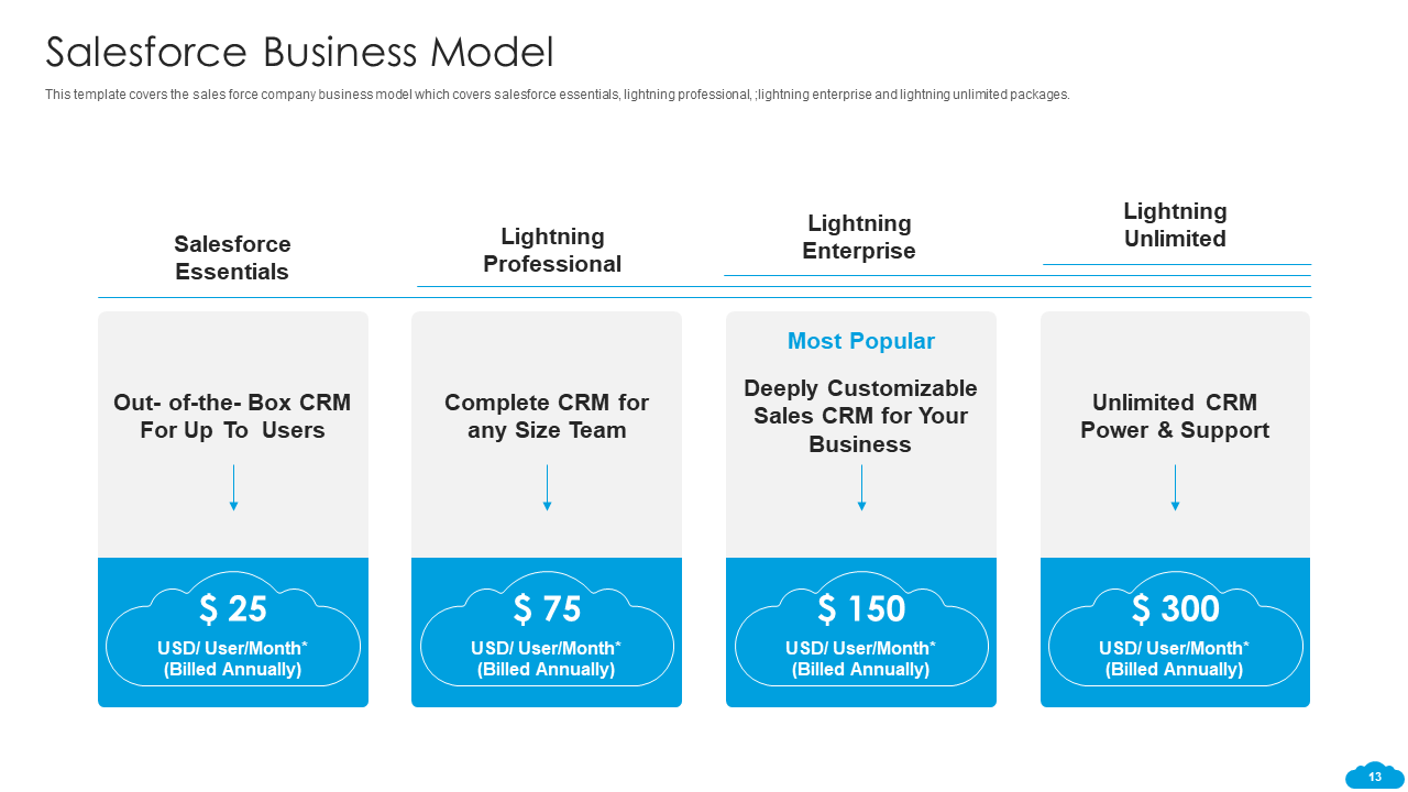 Salesforce Business Model 