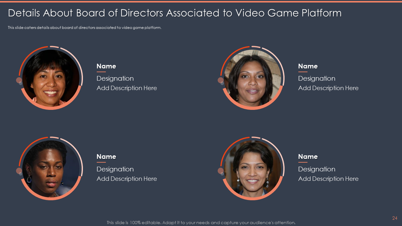 Details About Board of Directors Associated to Video Game Platform 