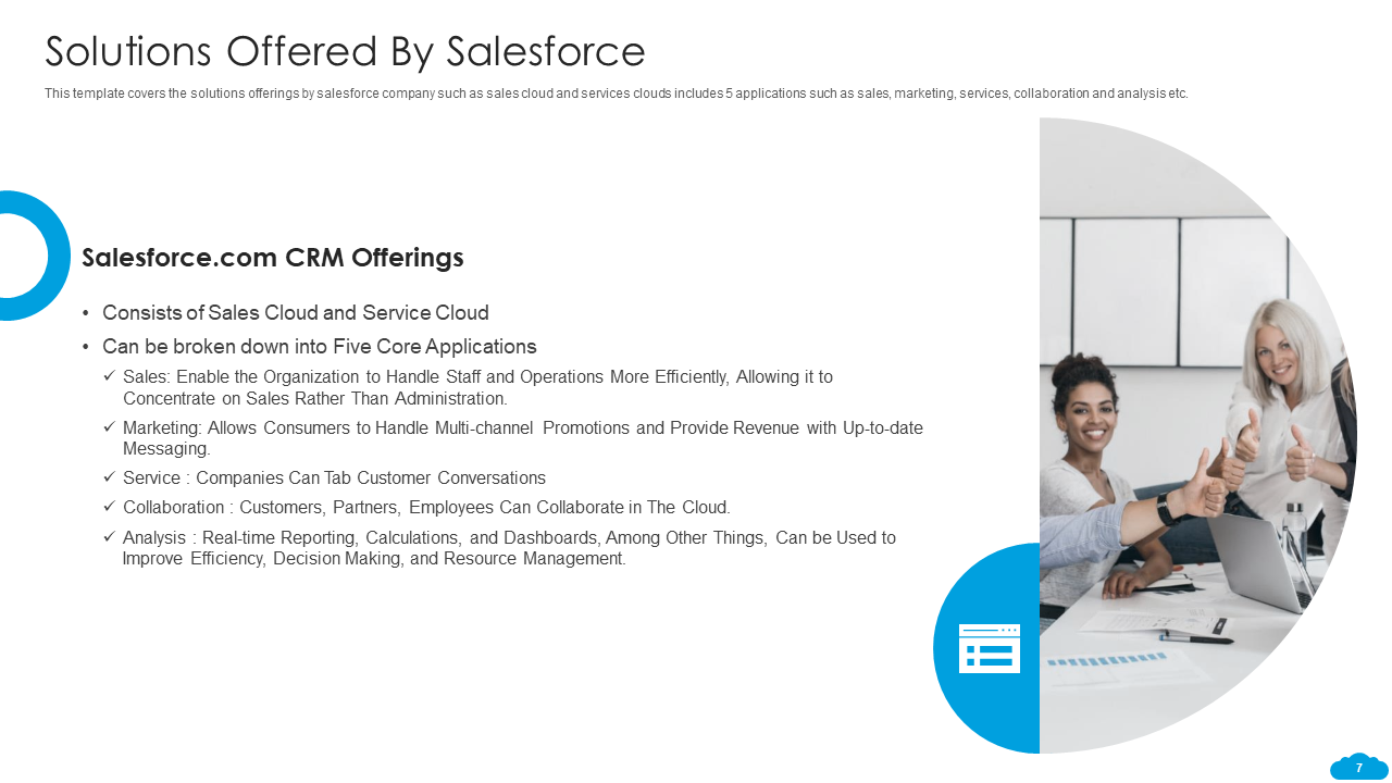 Solutions Offered By Salesforce