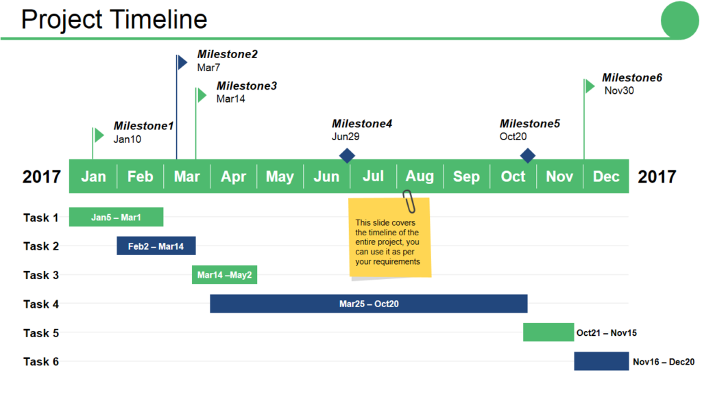 Project Timeline PowerPoint Slide
