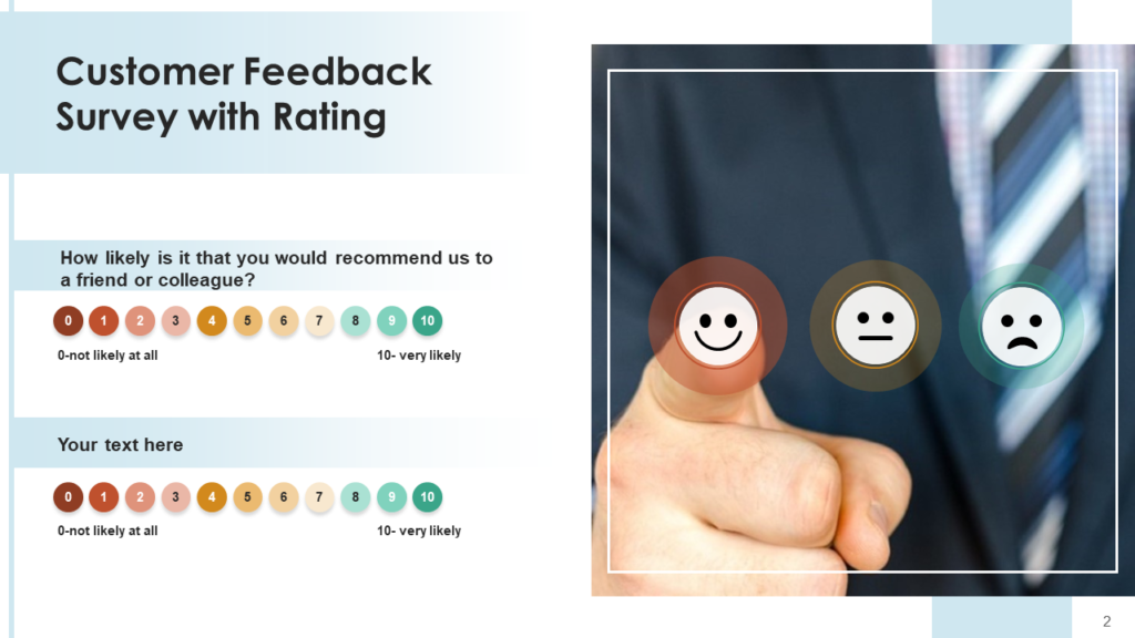 Customer Feedback Survey with Rating
