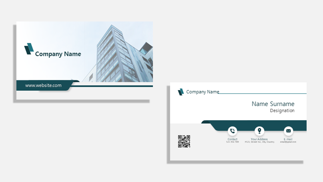 Building Construction Business Card Template