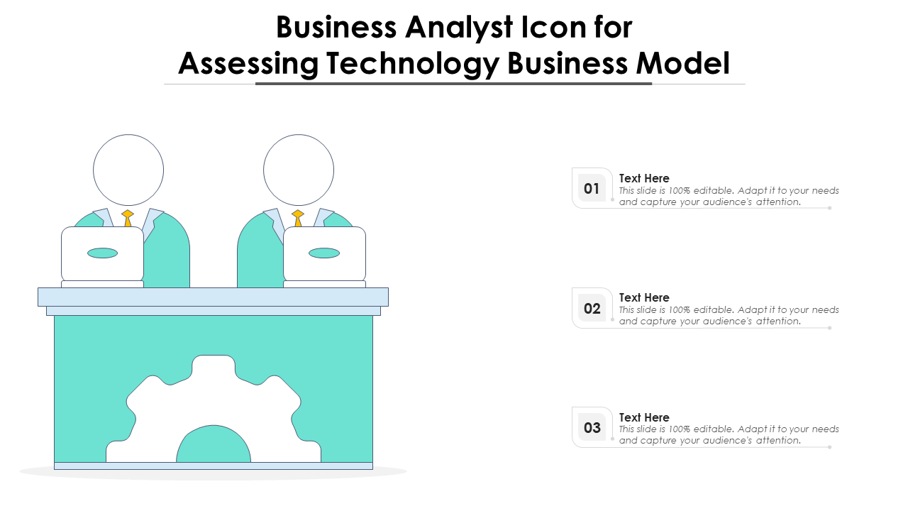Business Analyst Icon for Assessing Technology