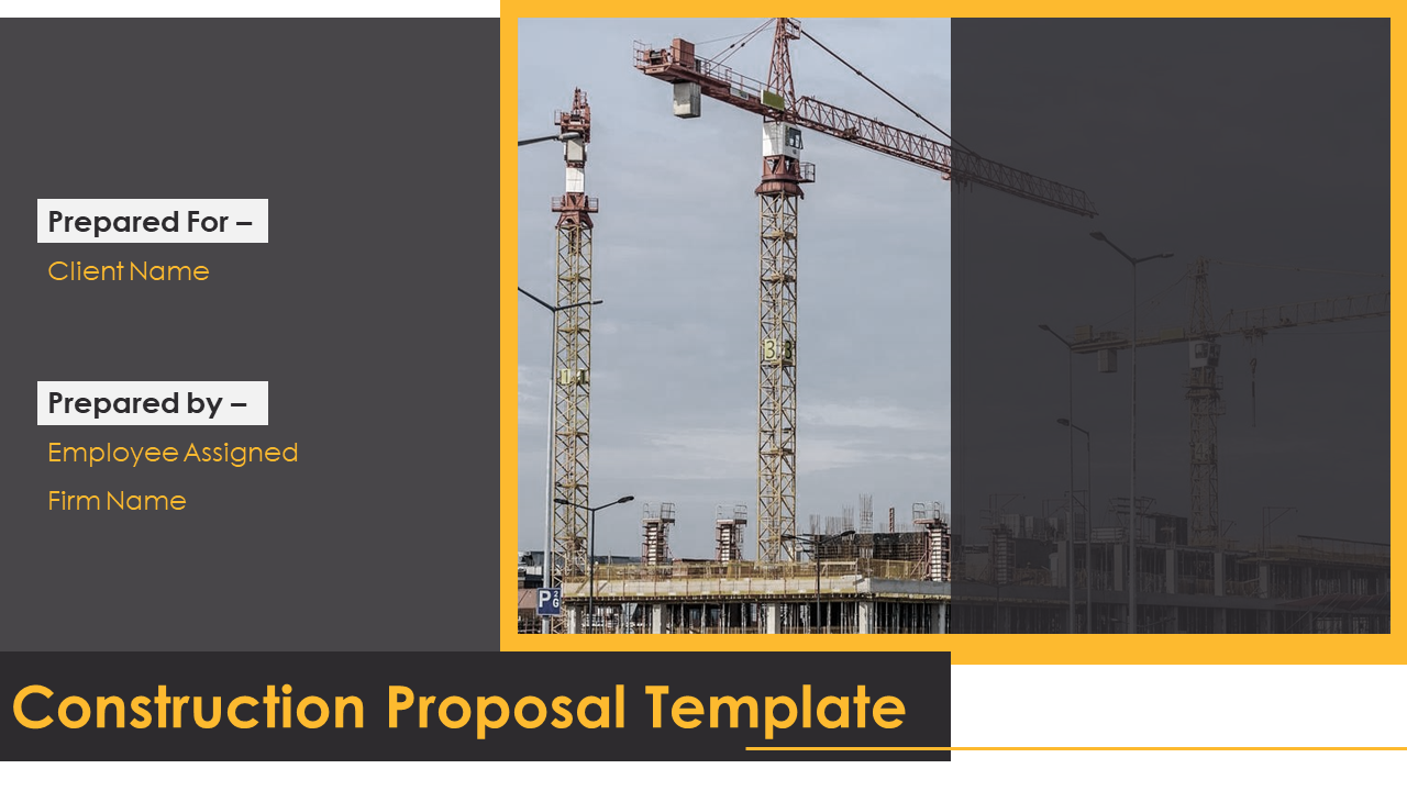Construction Proposal Template PowerPoint Presentation Slides