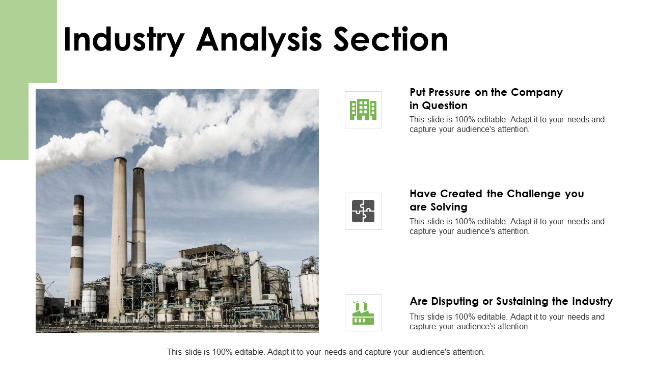 Industry Analysis Section template