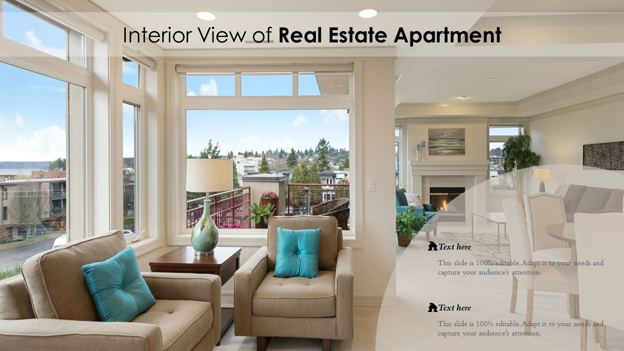 Interior View of Real Estate Apartment Interior View of Real Estate Apartment