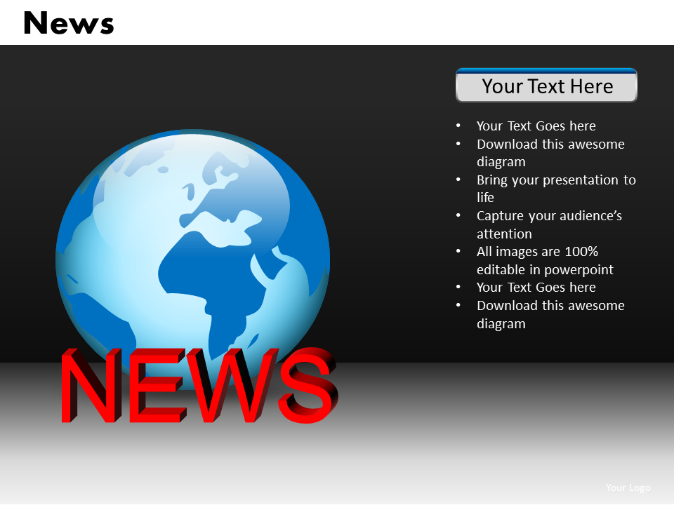 News Channel Intro Template Presentation