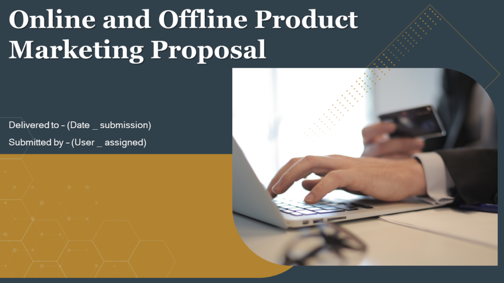Online and Offline Product Marketing Proposal template