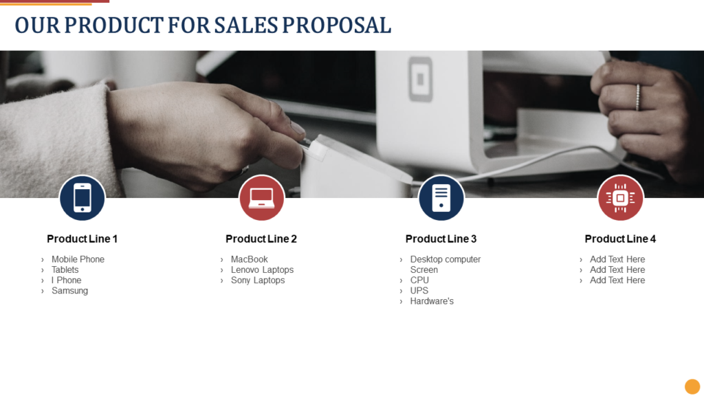 Product for Sales Proposal Template