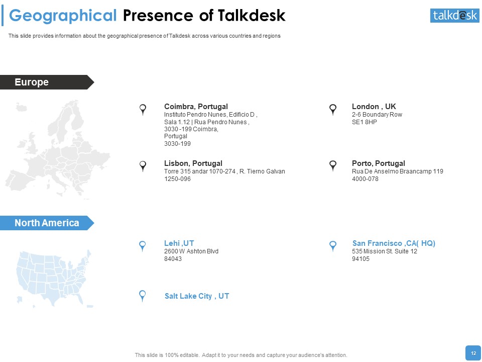 Talkdesk Investor Presentation 