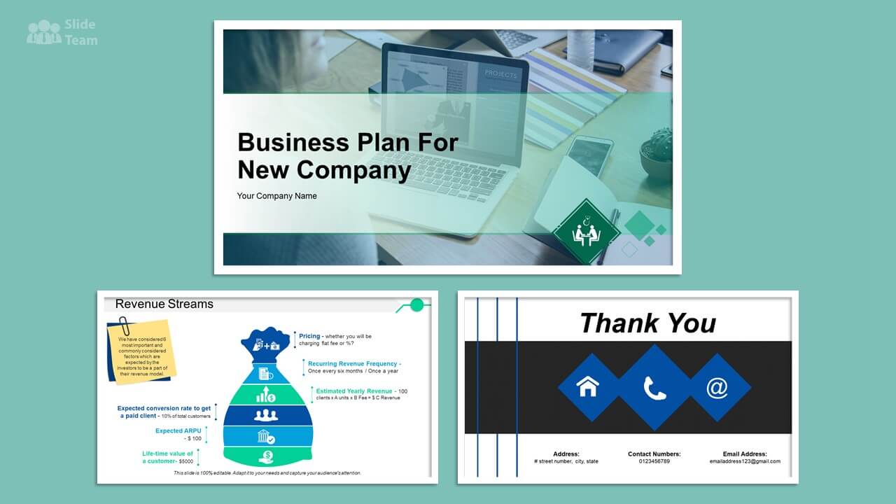Business Plan For New Company Template