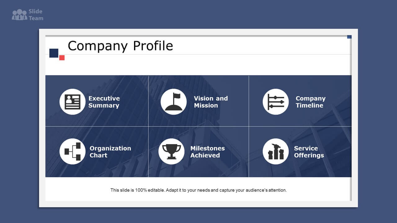 Company Profile Portfolio Template