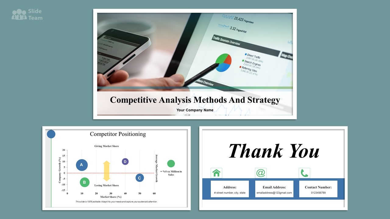 Competitive Analysis Methods PPT Slides Design