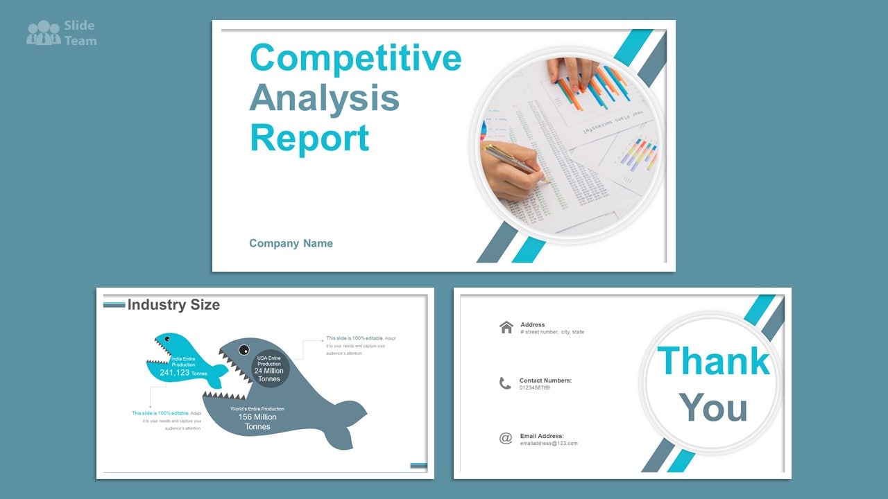 Competitive Analysis Report PowerPoint Templates