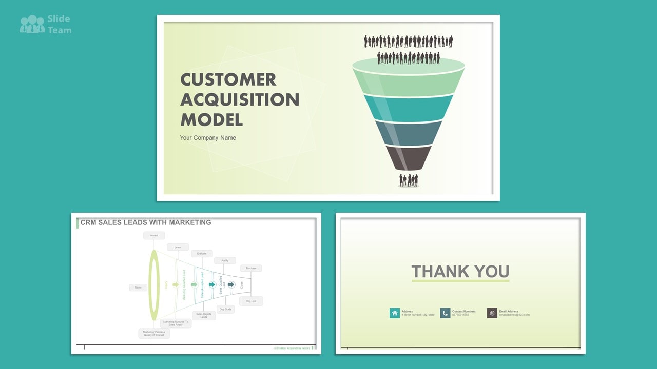 Customer Acquisition Model PowerPoint Templates