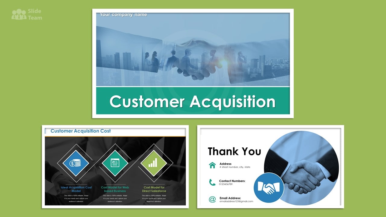 Customer Acquisition PPT Slide