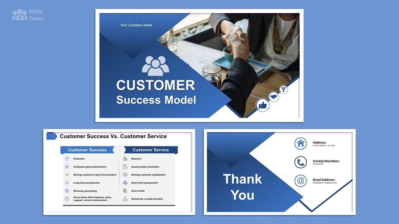 Customer Model PPT Slide