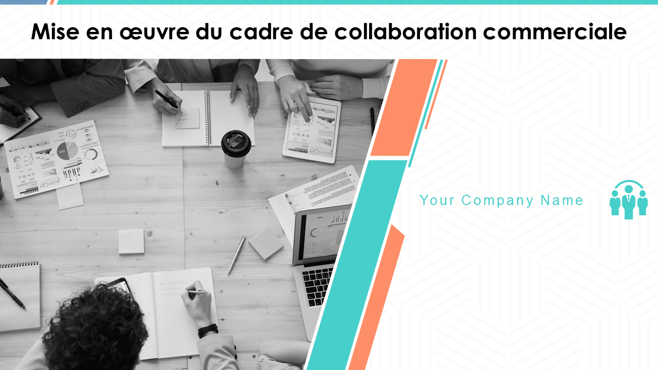 Mise en œuvre des diapositives de présentation Powerpoint du cadre de collaboration d'entreprise