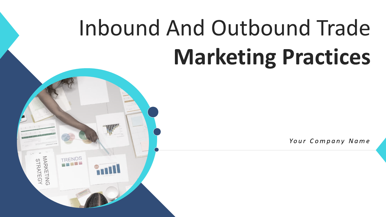 Inbound And Outbound Trade Marketing Practices Powerpoint Presentation Slides