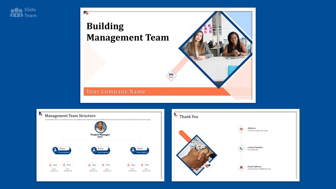 Management Team PowerPoint Slide