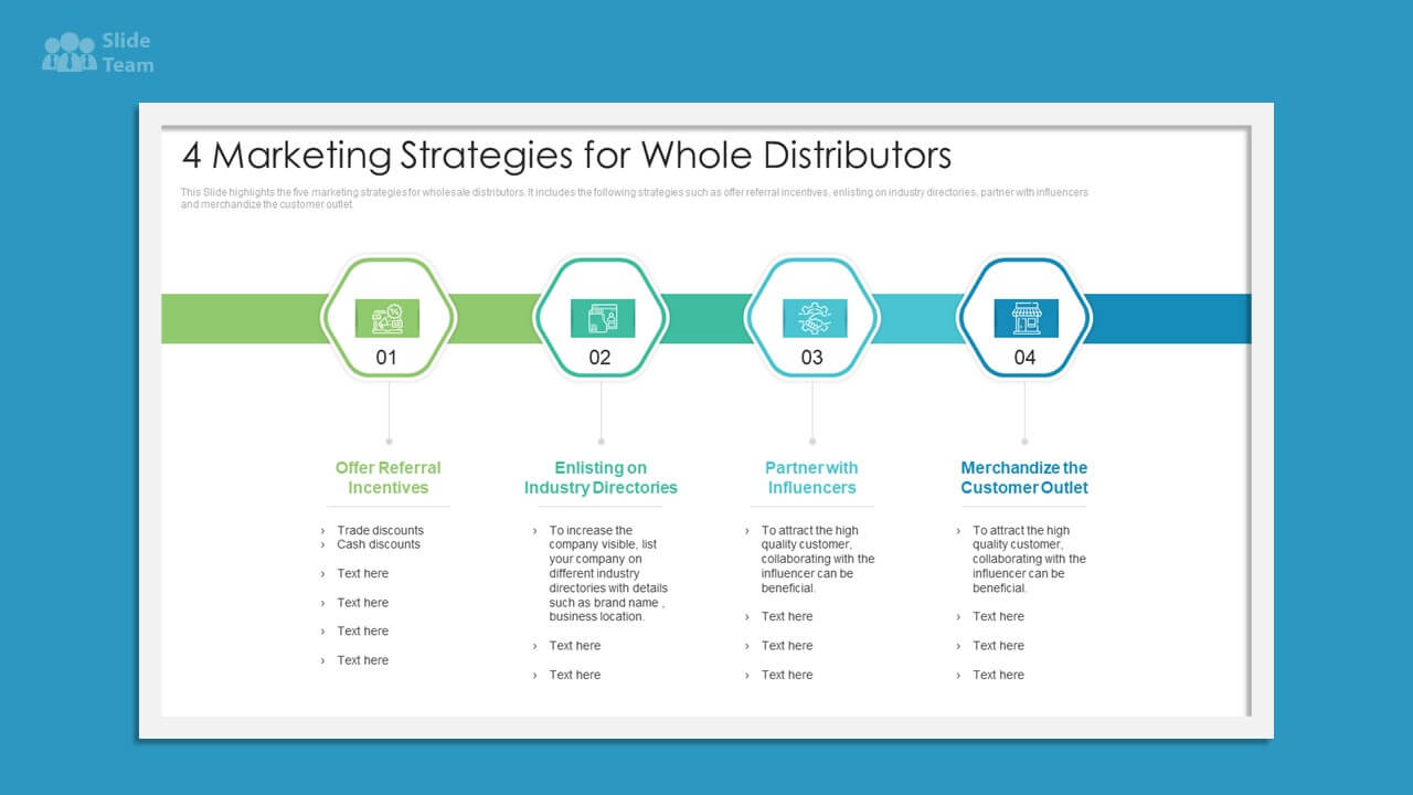 Marketing Strategies For Whole Distributors PPT