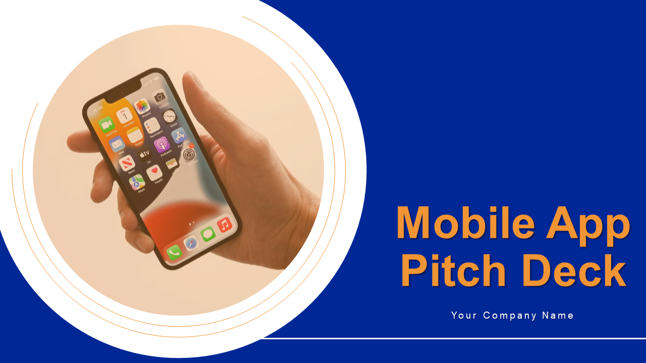 Mobile App Pitch Deck Ppt Template