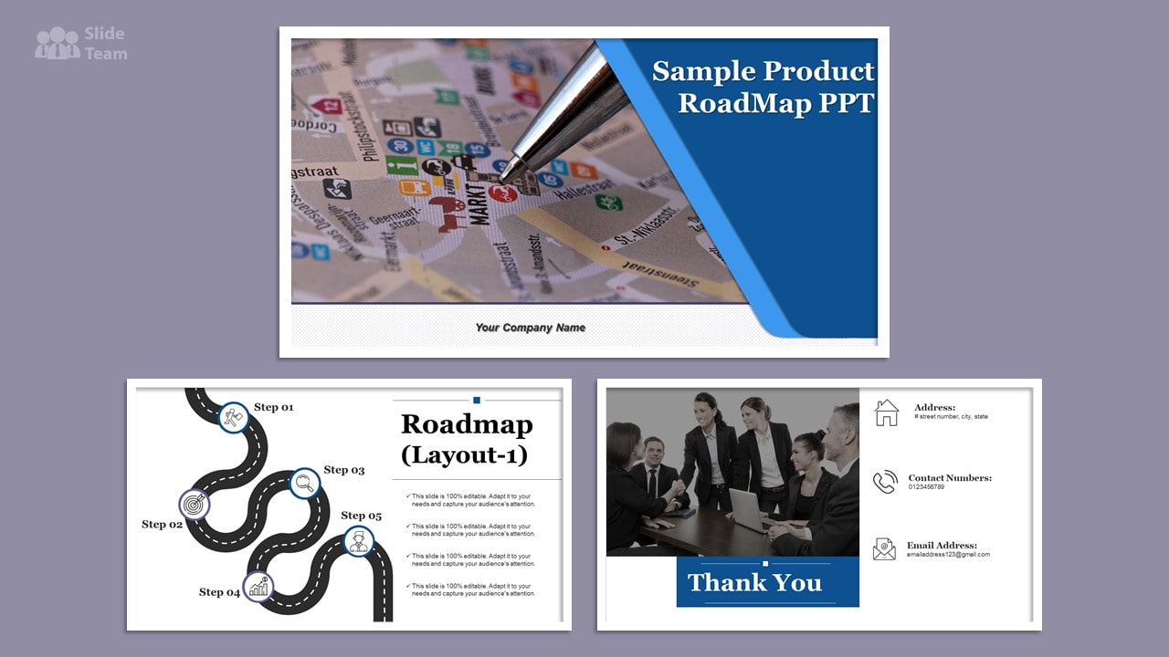 Product Roadmap PowerPoint Template