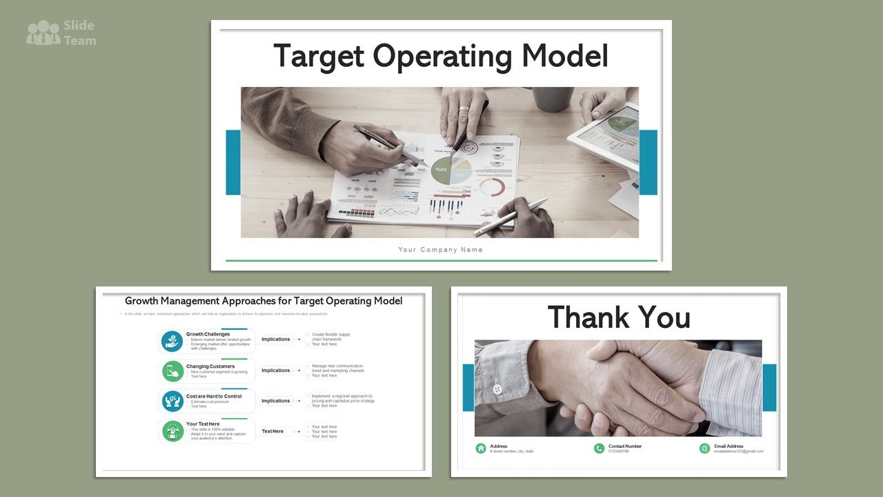 Target Operating Model PPT Slide