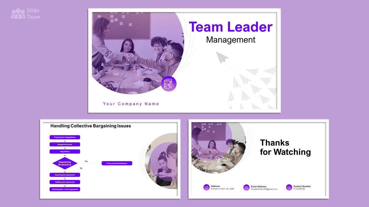  Team Leader PowerPoint Template